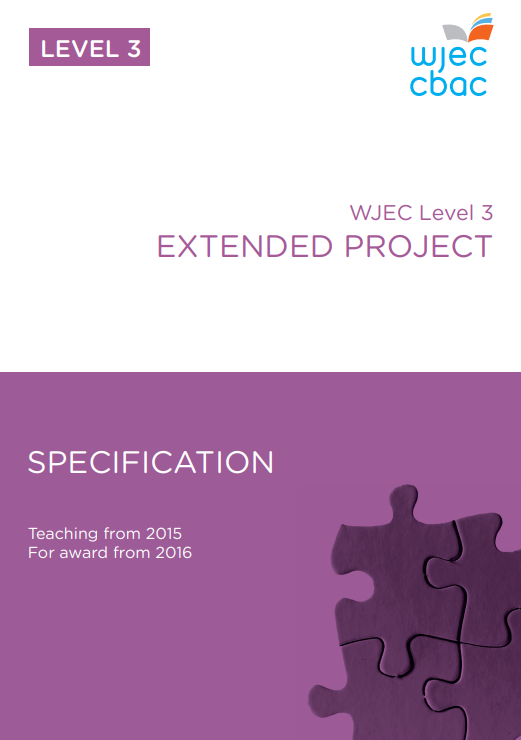 Level 3 Extended Project Specification