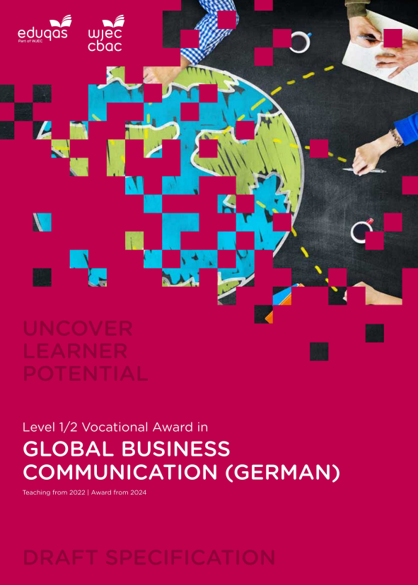 Level 1/2 Vocational Award GBC German Specification