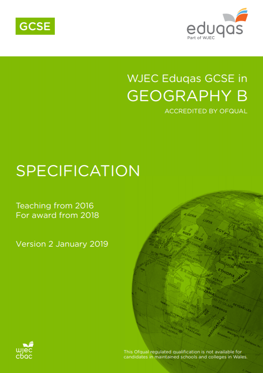 GCSE Geography B Specification