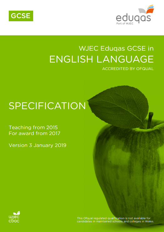 Gcse English Language Eduqas