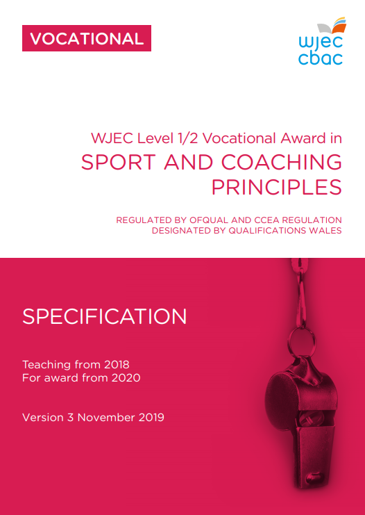 Level 1/2 Sport and Coaching Principles