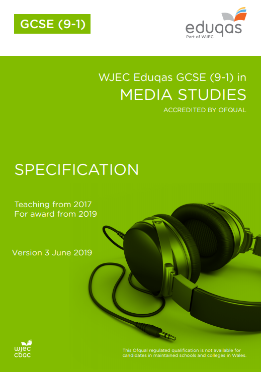 GCSE Media Studies Specification